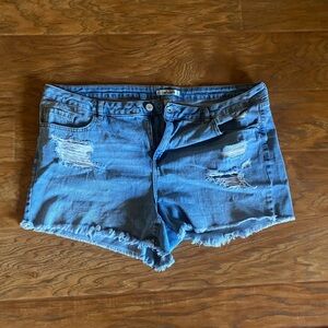 refuge+ jean shorts, size 18